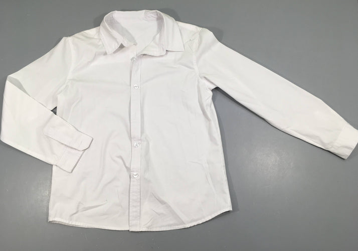 Chemise m.l blanche, moins cher chez Petit Kiwi