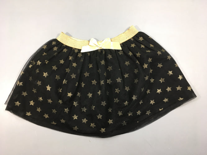 Jupe tulle noire doublée Etoiles dorées, moins cher chez Petit Kiwi
