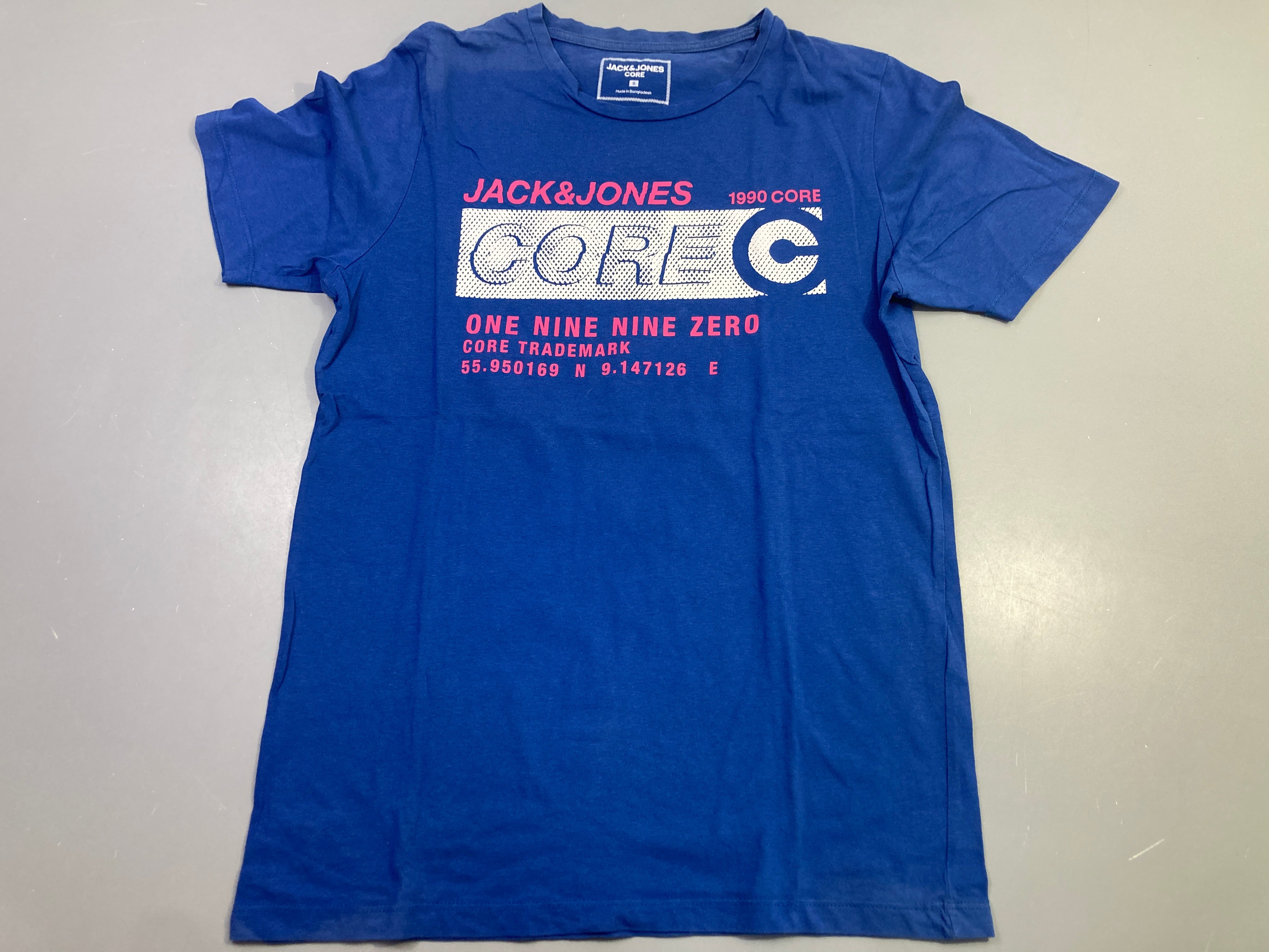 T-shirt m.c bleu roi Core 1990