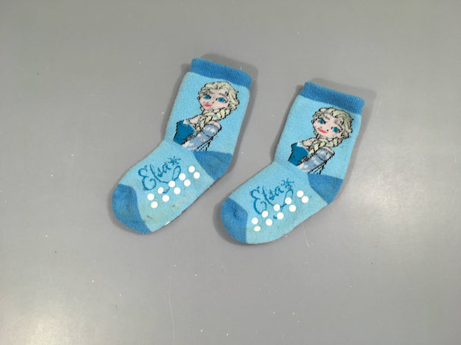 Chaussettes Reine des neiges antidérapantes Boulochées, moins cher chez Petit Kiwi