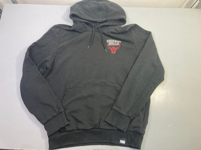Sweat capuche noir Chicago Bulls, NBA, moins cher chez Petit Kiwi