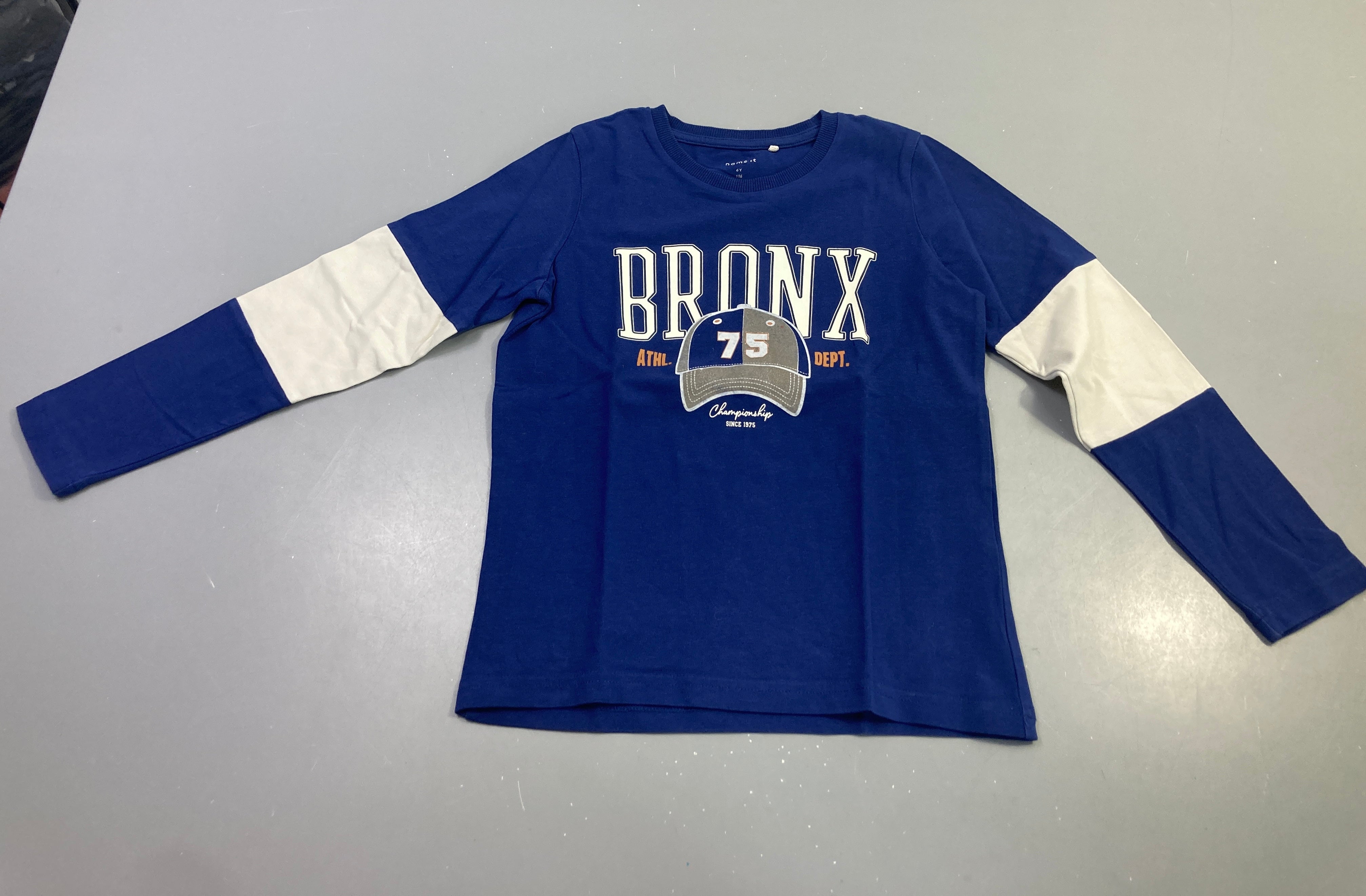 T-shirt m.l bleu marine , Bronx