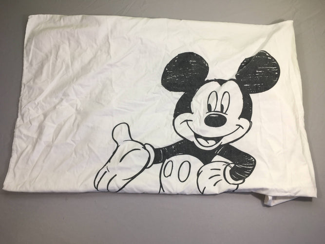 Housse de couette lit bébé blanche Mickey, moins cher chez Petit Kiwi