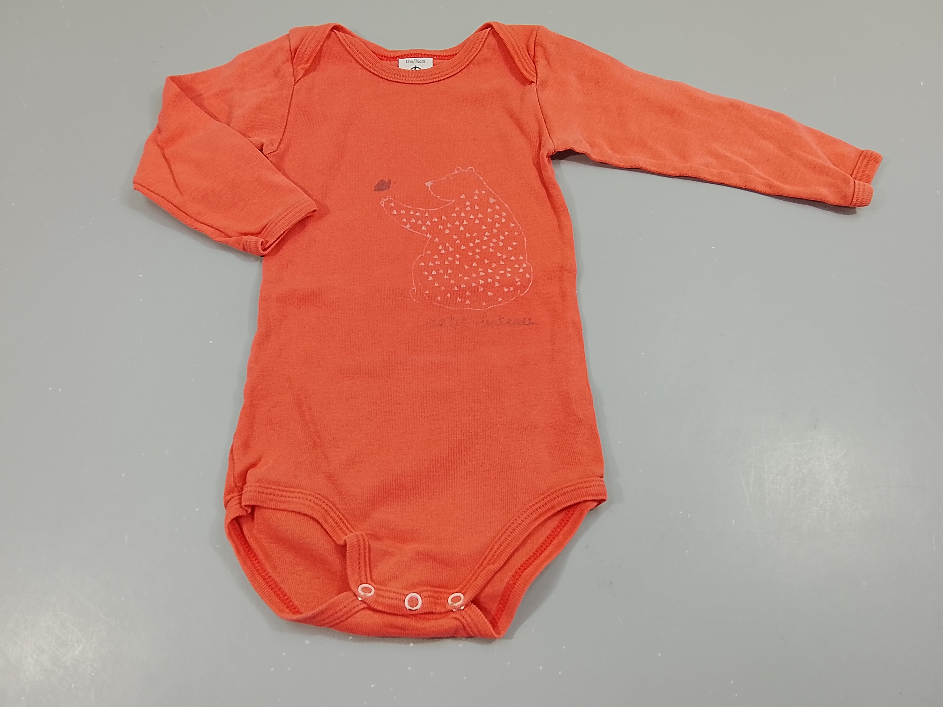 Body m.l orange, ours blanc