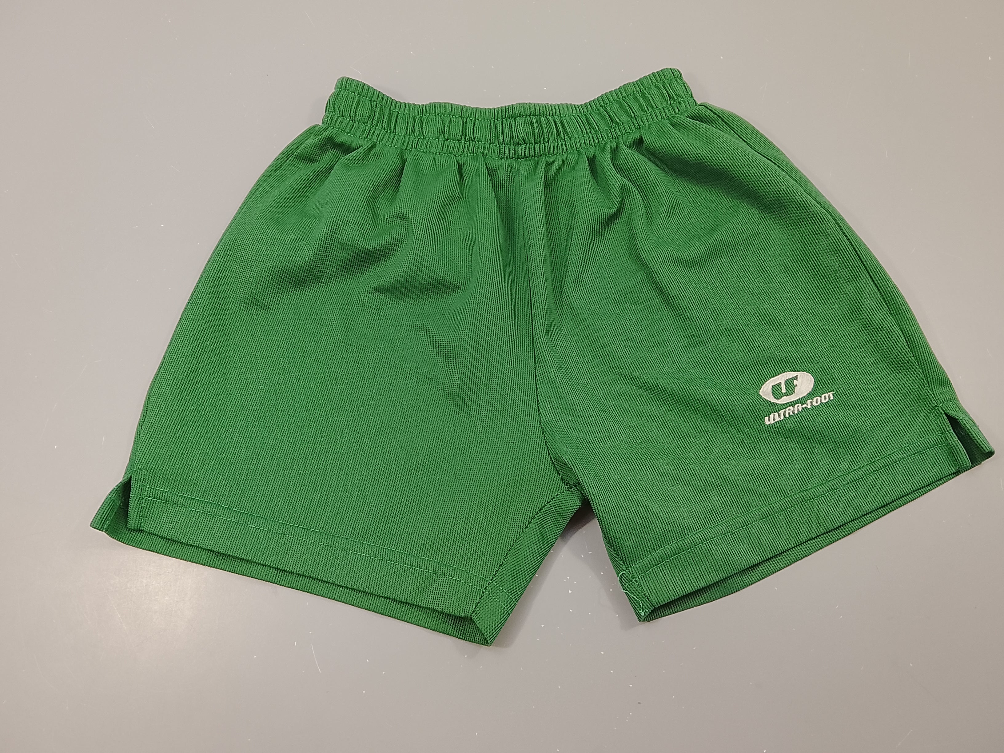 Short de foot vert, Ultra -Foot 128-140