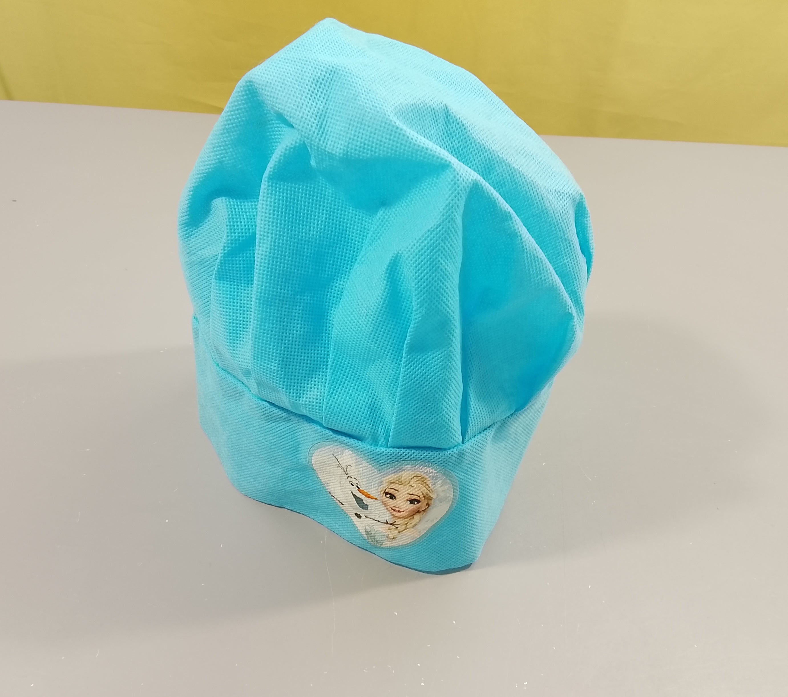 Toque de cuisine bleu Reine des neiges , règlable à l'arrière