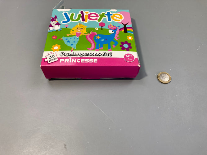 Petit puzzle Princesse Juliette, 30 pcs, +3a boite abîmée, moins cher chez Petit Kiwi