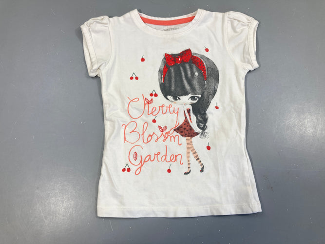 T-shirt m.c fille, moins cher chez Petit Kiwi