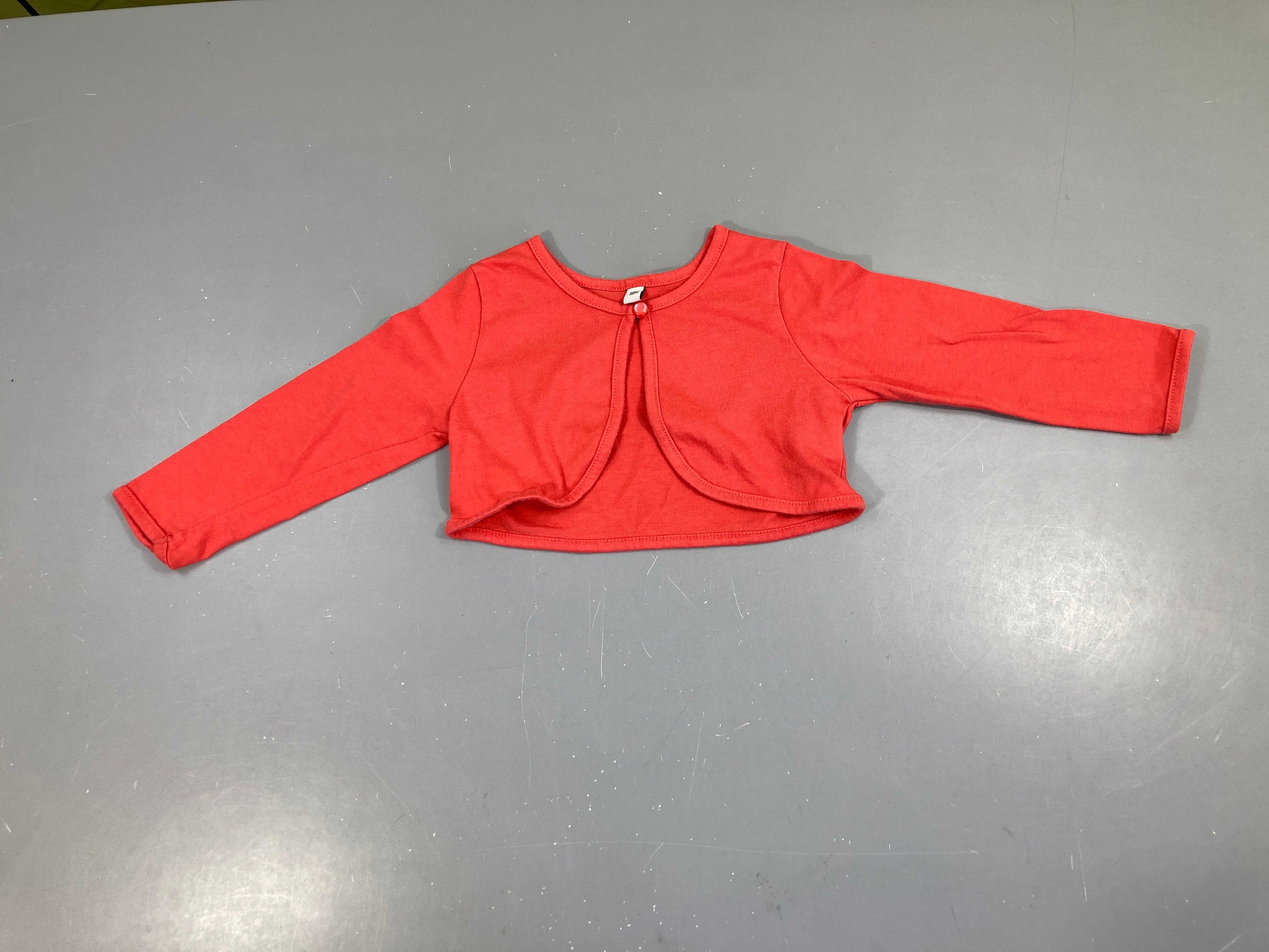Gilet crooped orangé