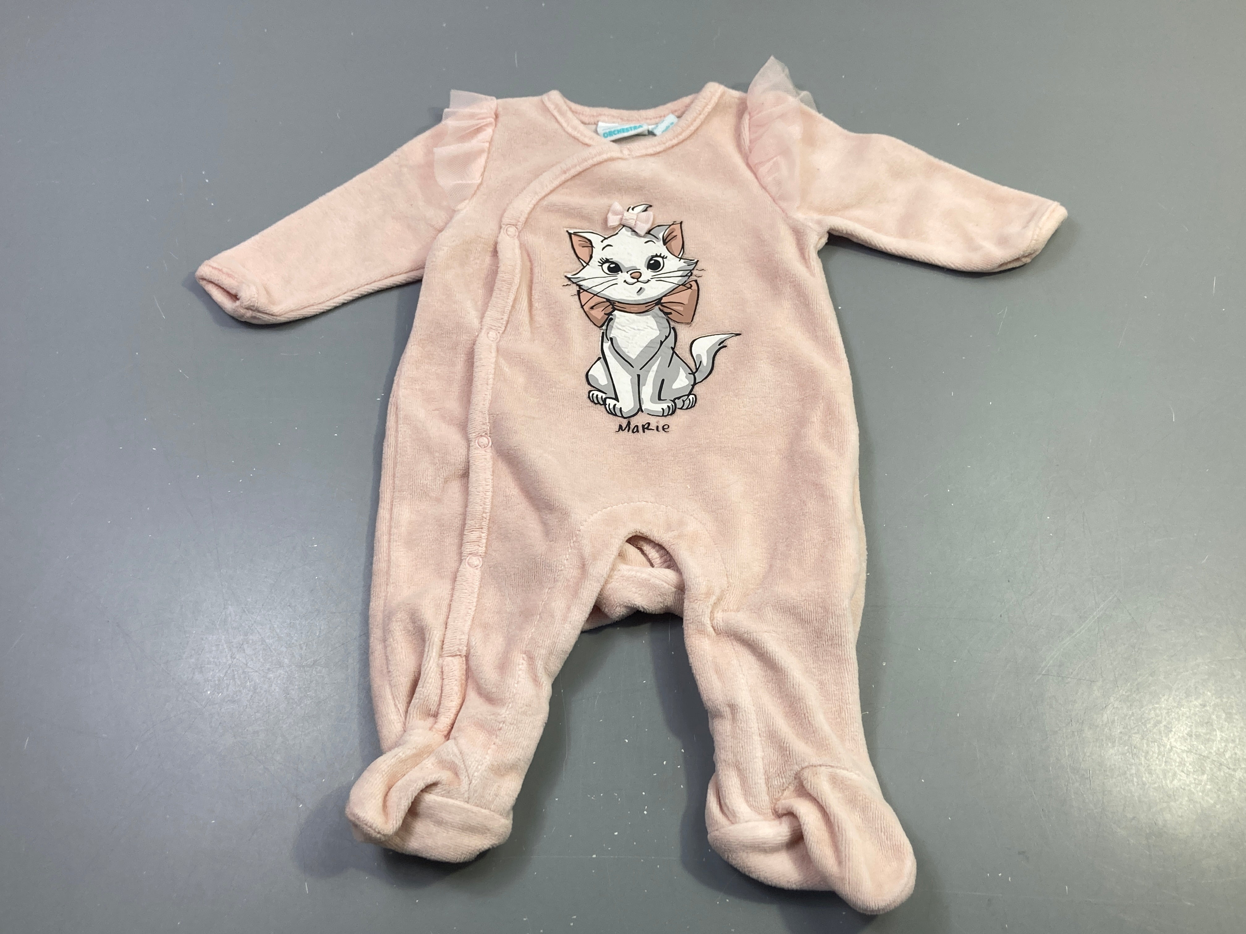 Pyjama velours rose Marie Aristochats