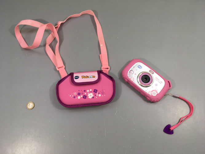 Kidizoom touch connect rose avec pochette - fonctionne, moins cher chez Petit Kiwi
