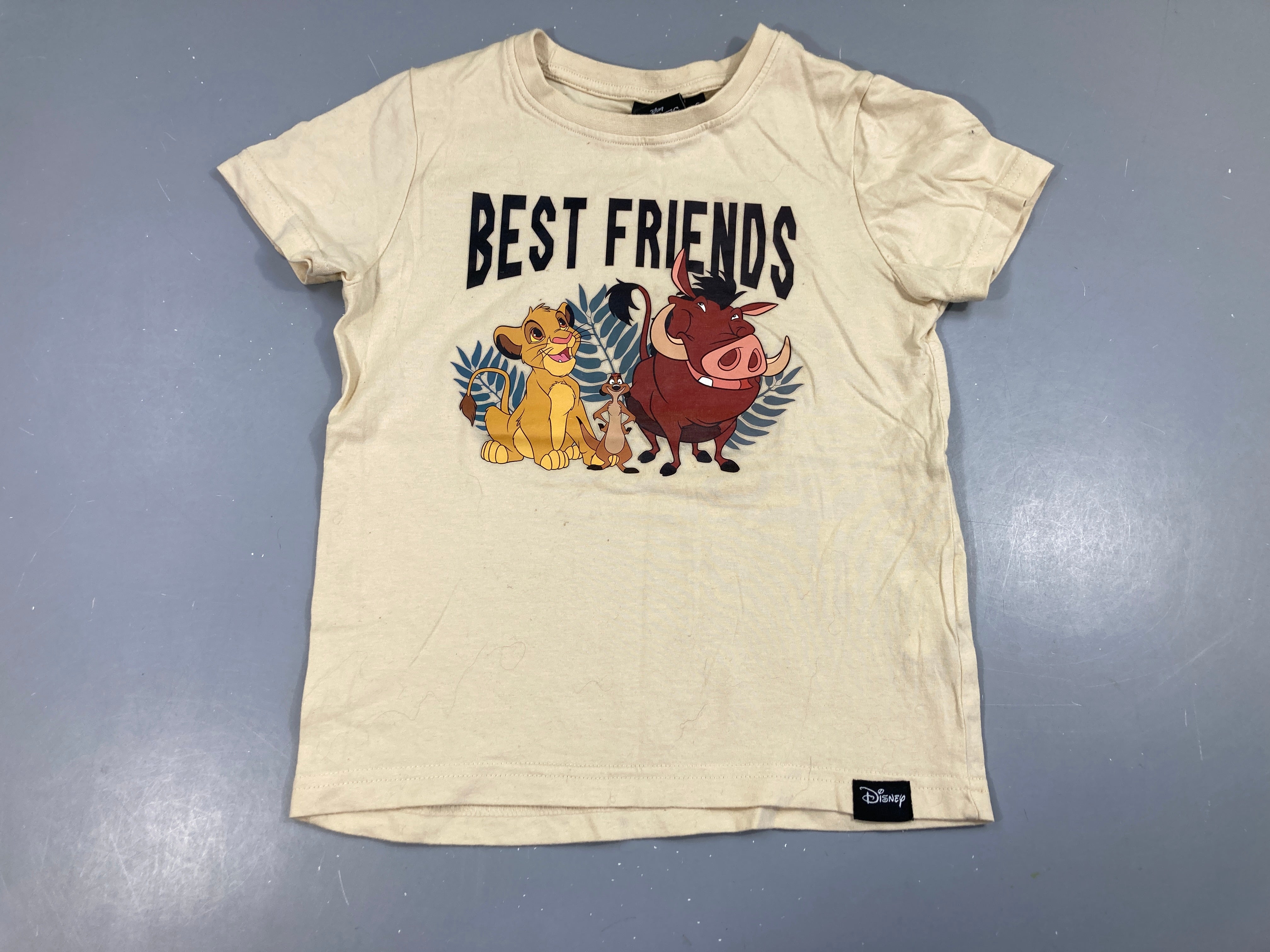 T-shirt m.c jaune Roi Lion