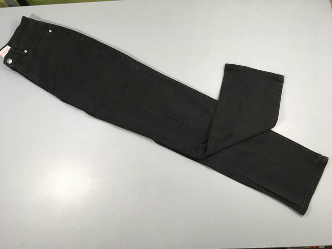 Jeans Straight noir, 25/32, moins cher chez Petit Kiwi