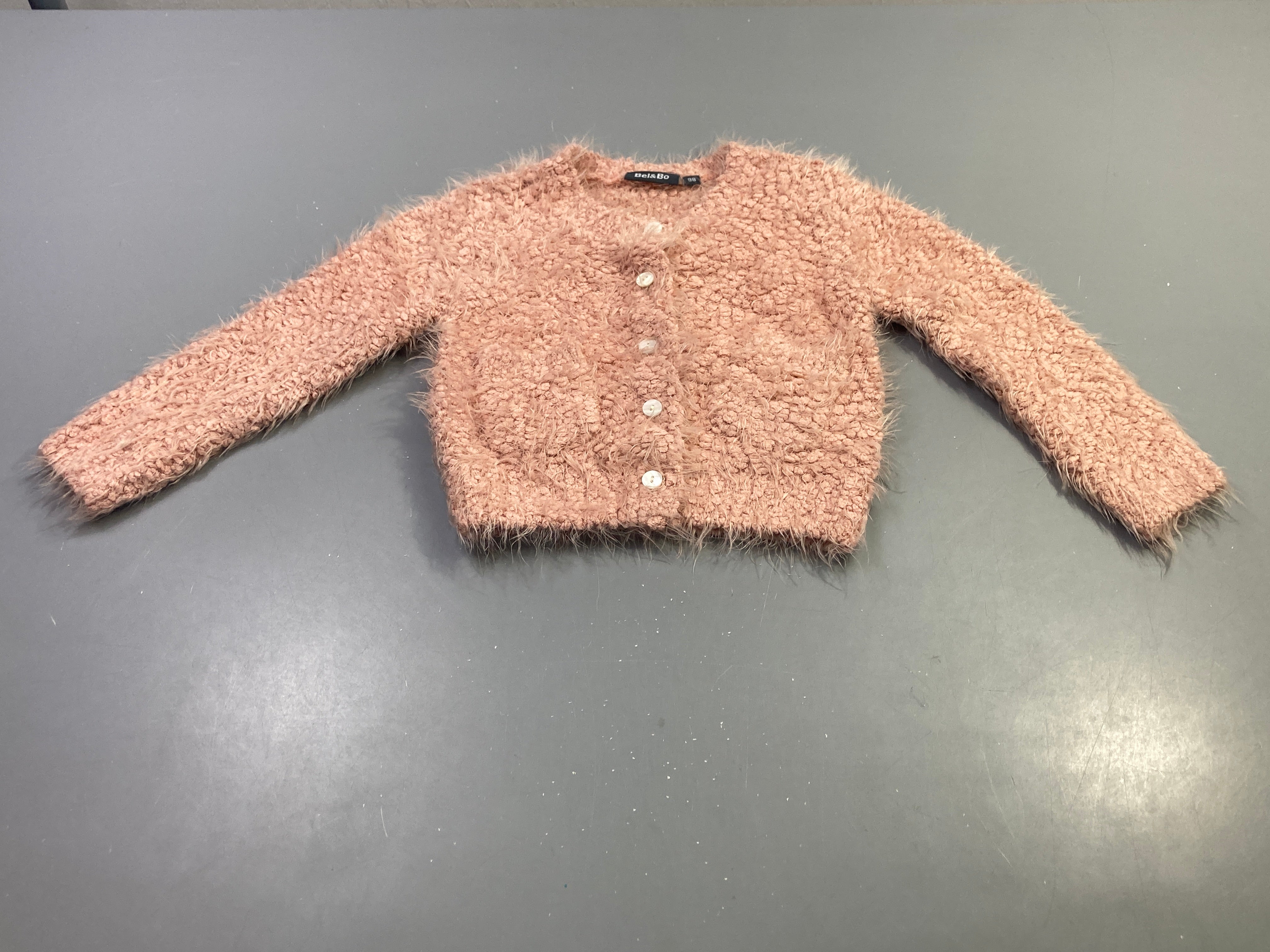 Gilet rose fourrure synthétique
