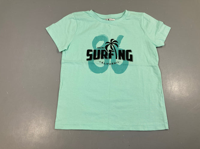 T-shirt m.c turqoise Surfing, moins cher chez Petit Kiwi