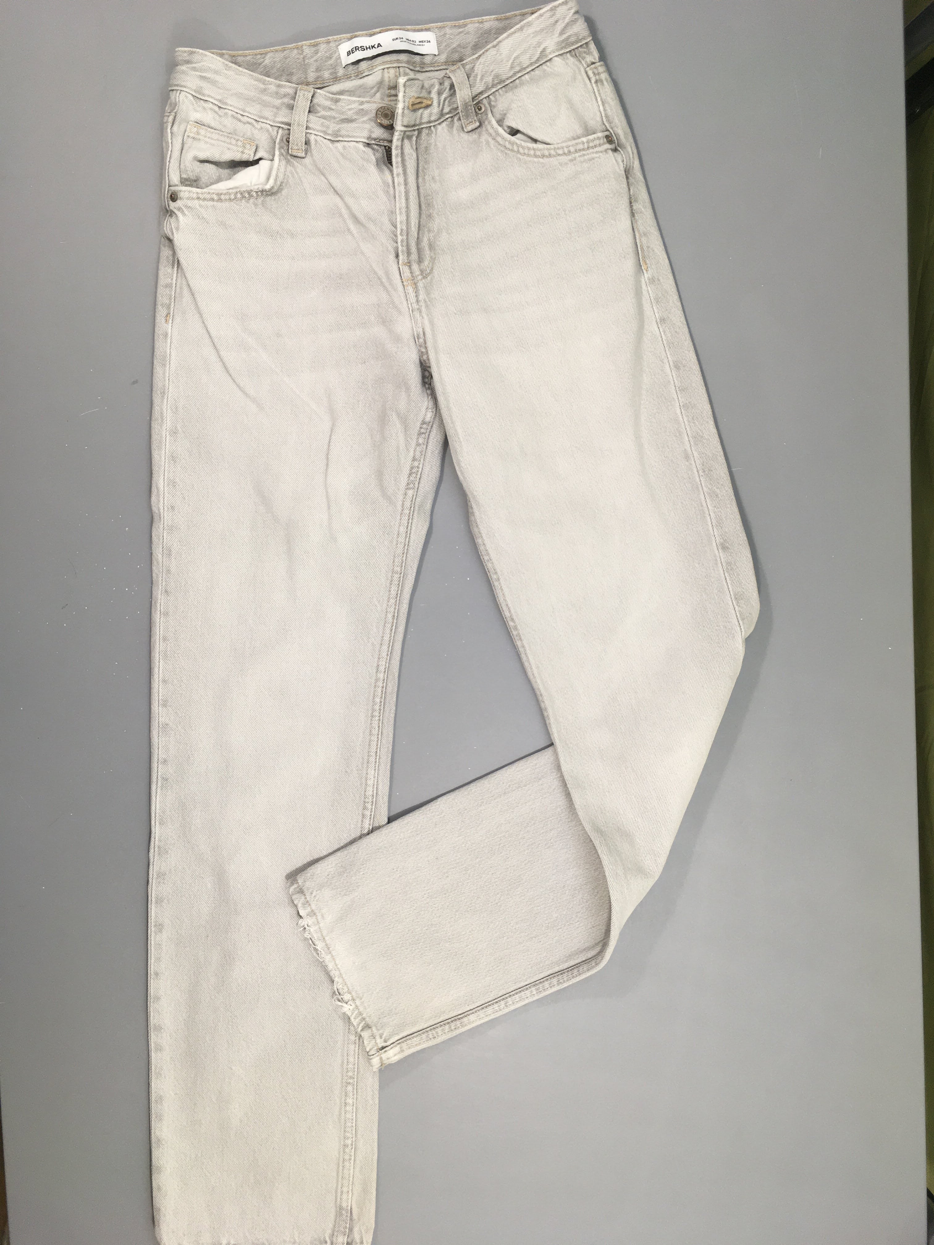 Jeans gris clair 34