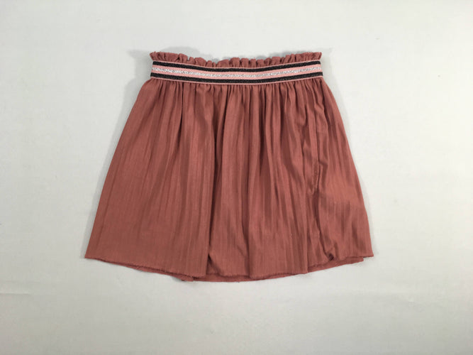 Jupe plissée vieux rose, moins cher chez Petit Kiwi