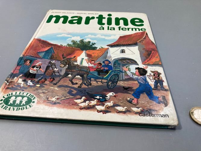Martine à la ferme, couverture usées, moins cher chez Petit Kiwi
