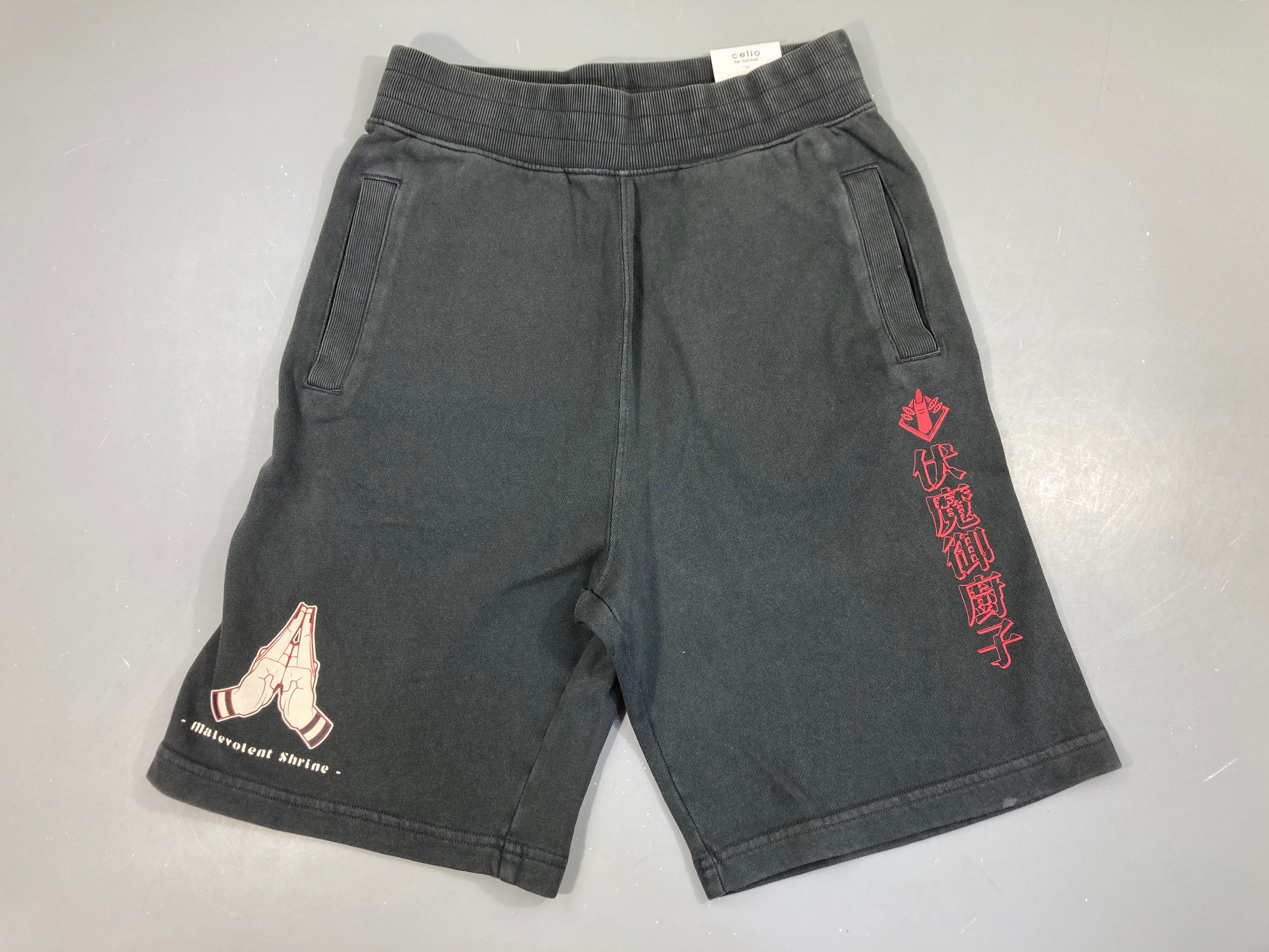 Neuf-Bermuda molleton gris foncé Jujuteu Kaisen