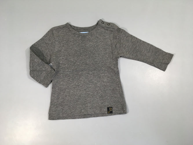 T-shirt m.l gris chiné, moins cher chez Petit Kiwi