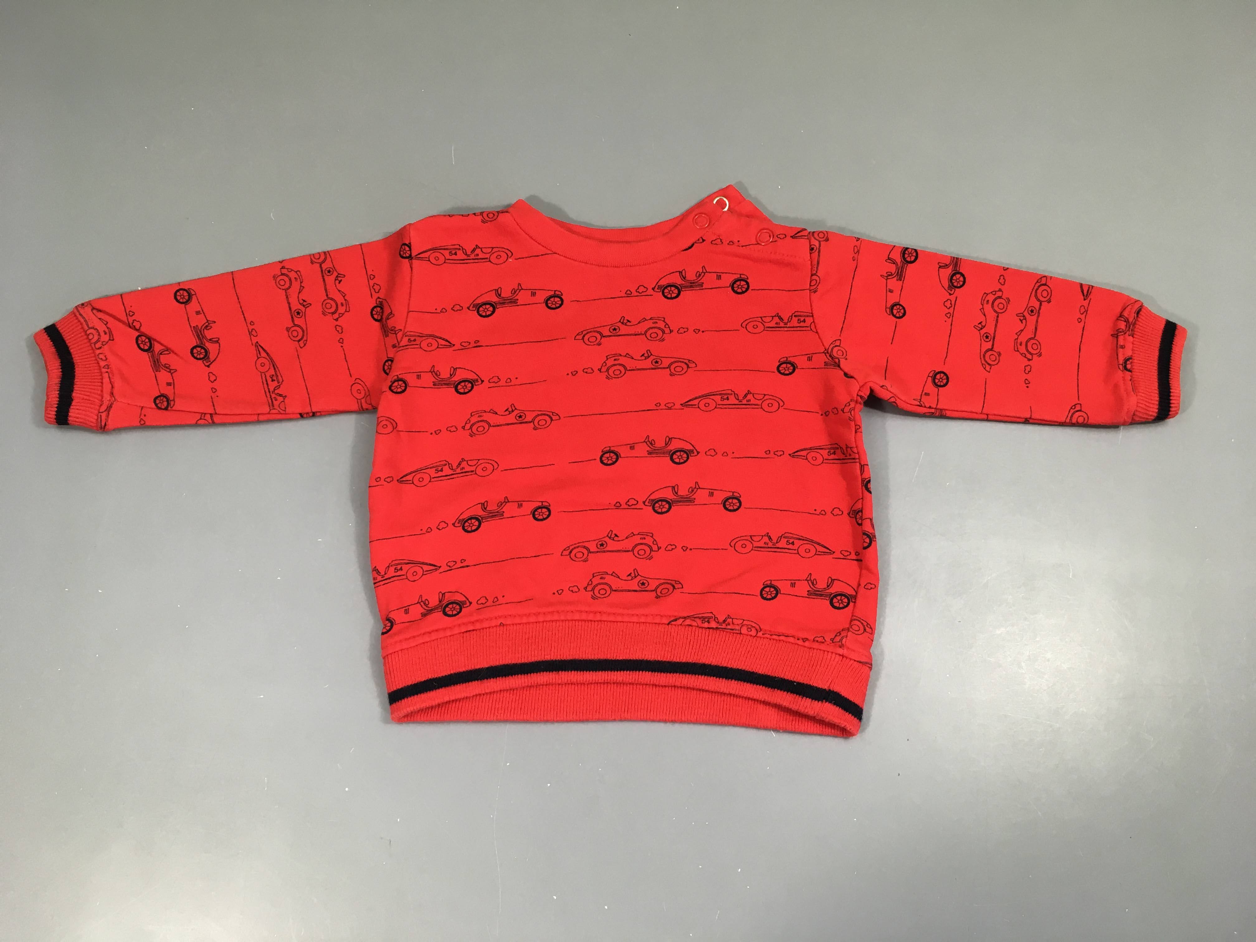 Sweat rouge auto