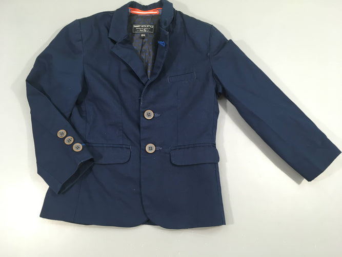 Veste de costume bleu foncé, moins cher chez Petit Kiwi