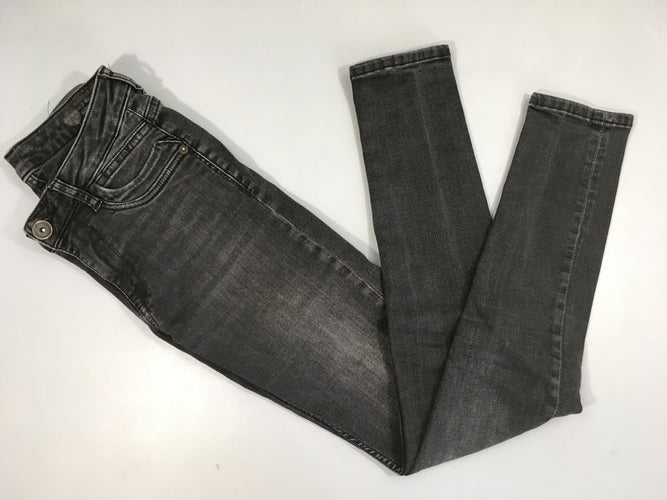 Jeans anthracite taille basse 28-30, moins cher chez Petit Kiwi