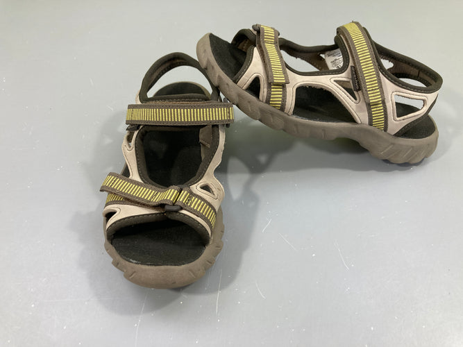Sandales d'eau kaki-beige, moins cher chez Petit Kiwi
