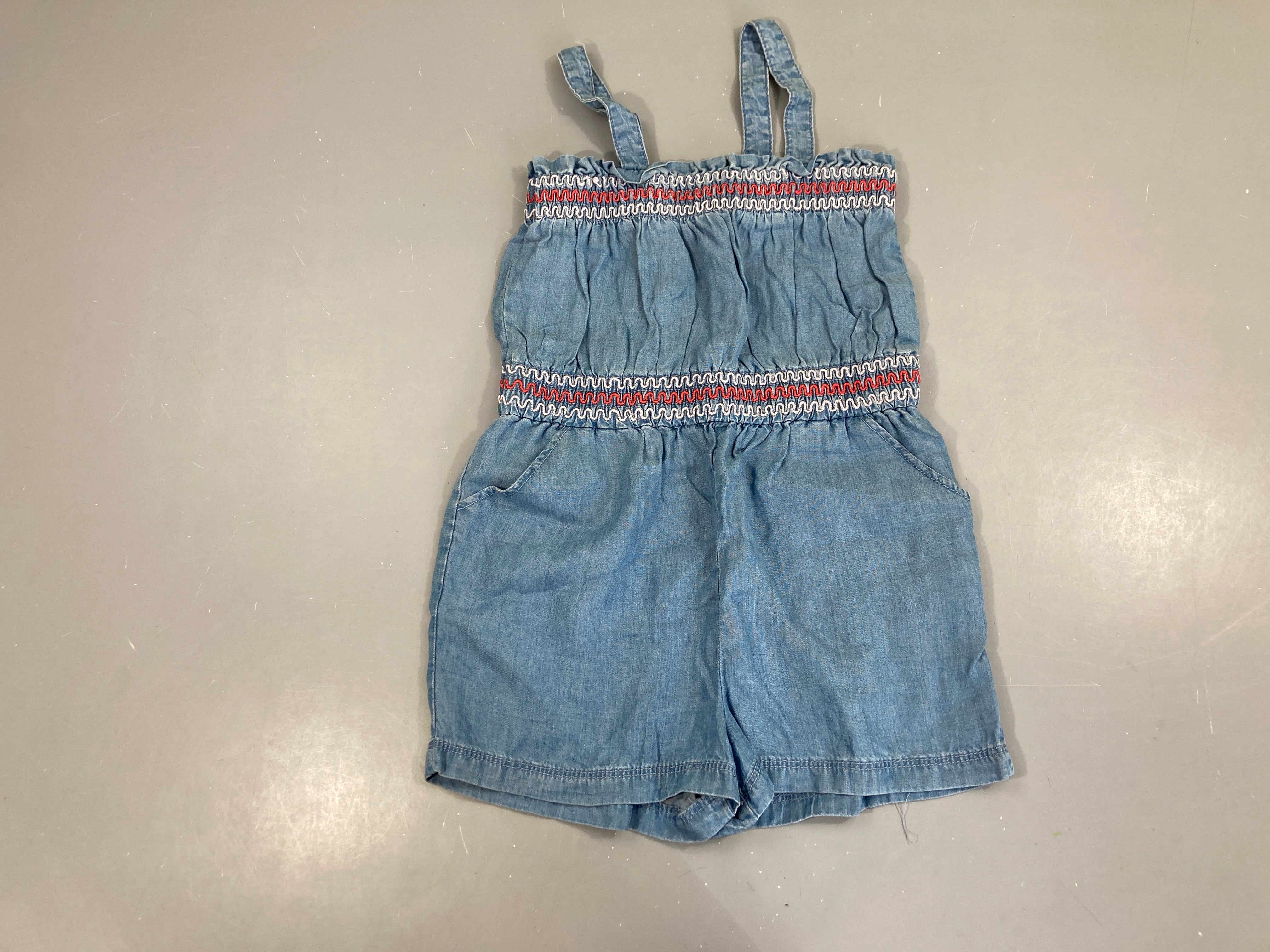 Combishort denim s.mockée