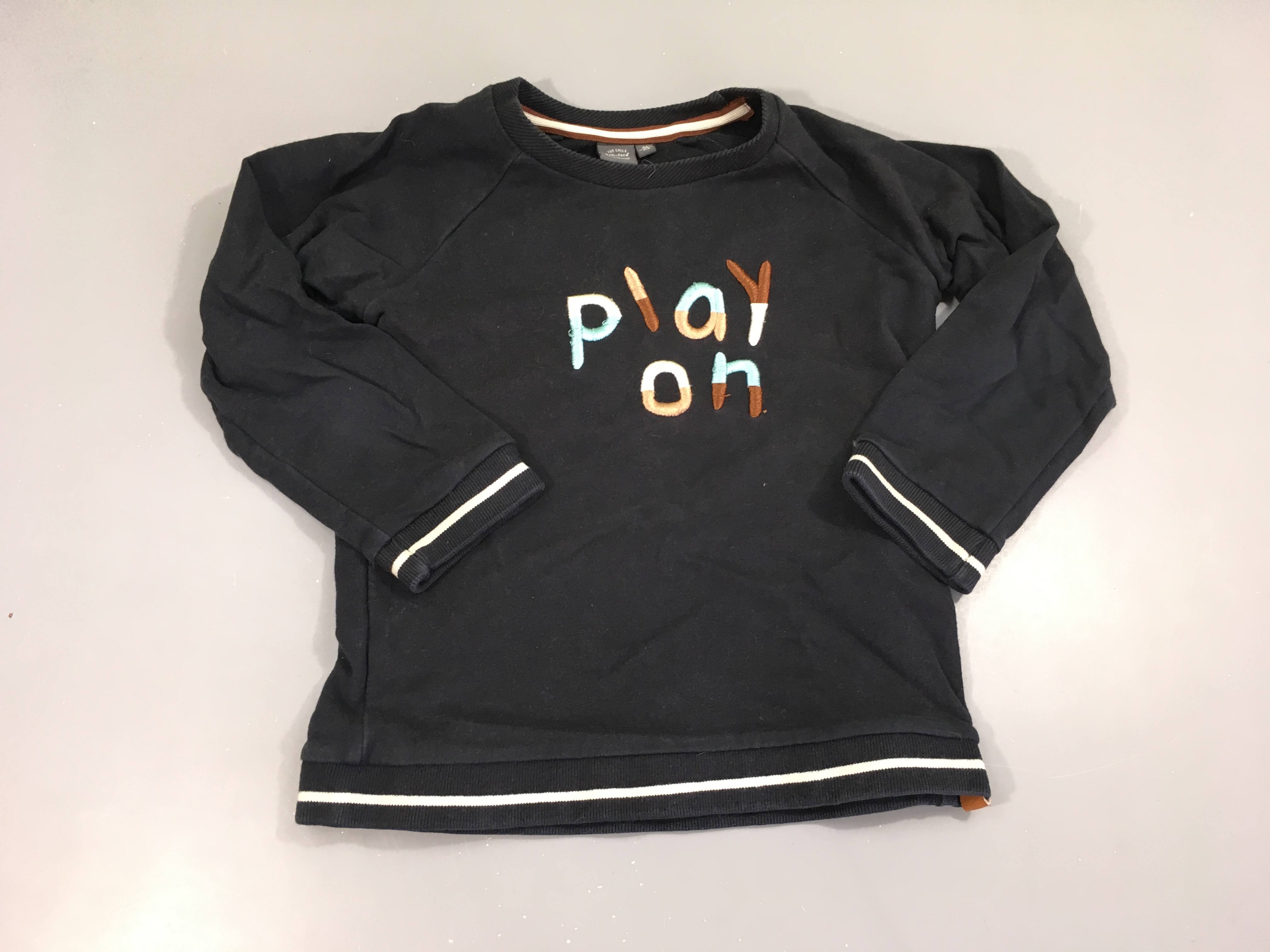 Sweat bleu marine play oh