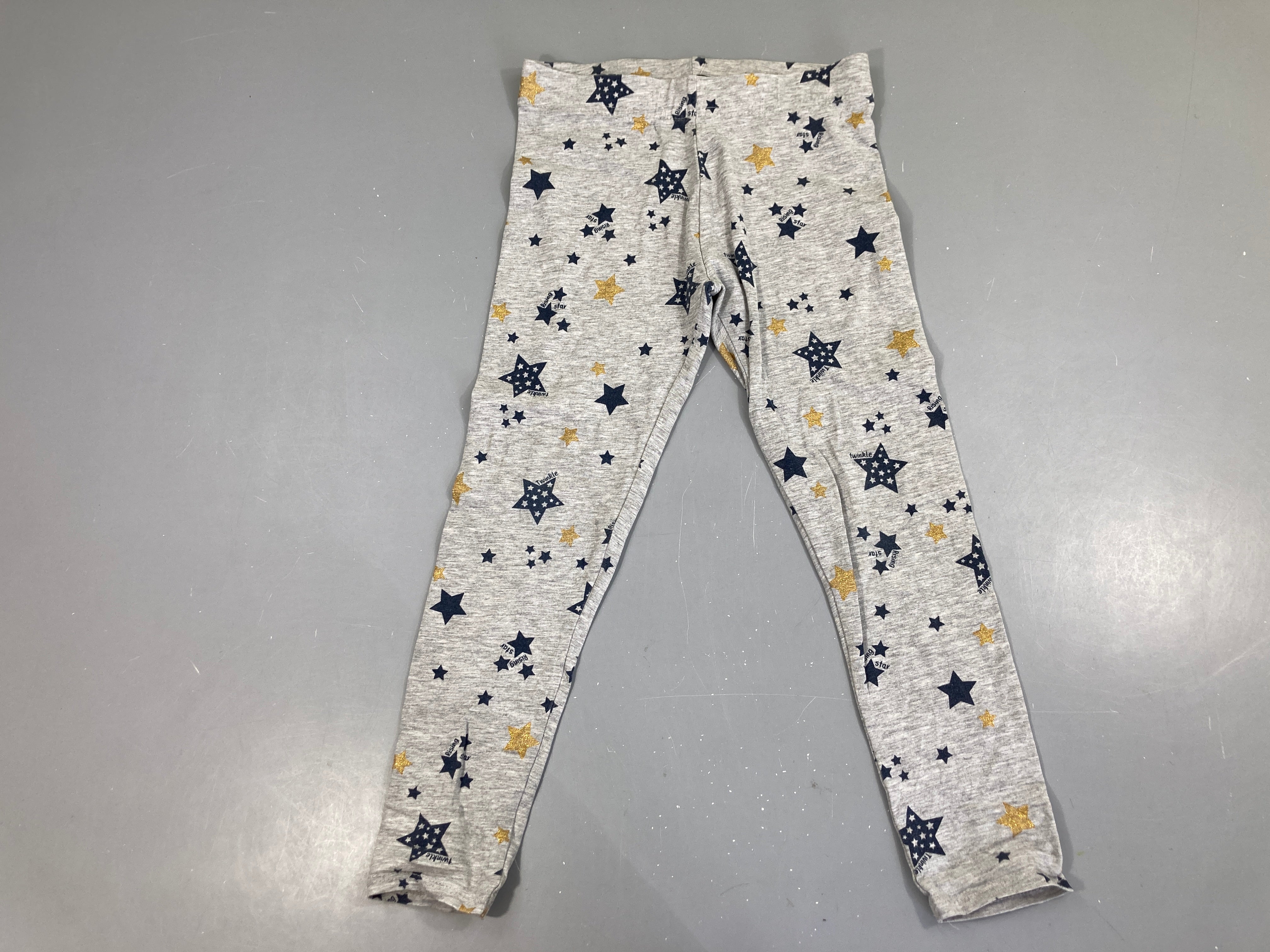 Legging gris étoiles
