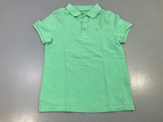 Polo m.c vert logo raquette brodé, moins cher chez Petit Kiwi