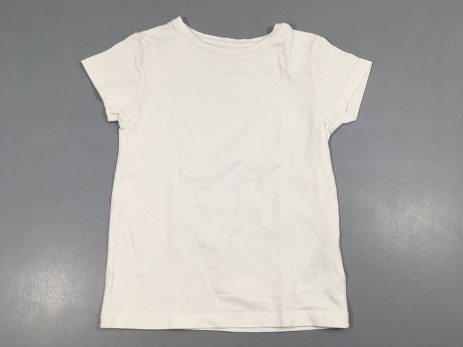 T-shirt m.c blanc, moins cher chez Petit Kiwi