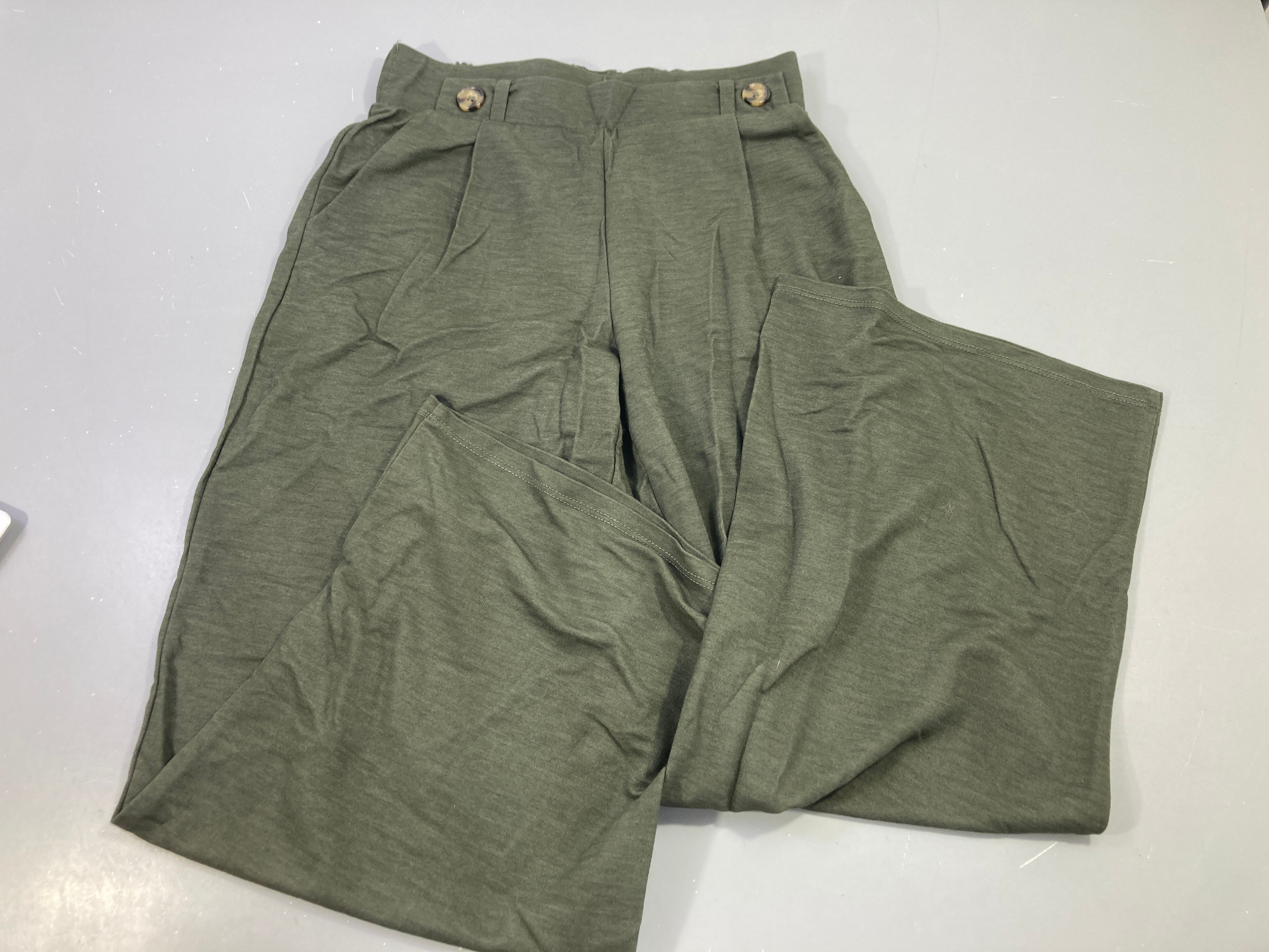 Pantalon jersey kaki large