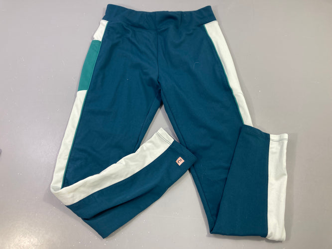 Legging sport vert canard/bleu ciel, moins cher chez Petit Kiwi