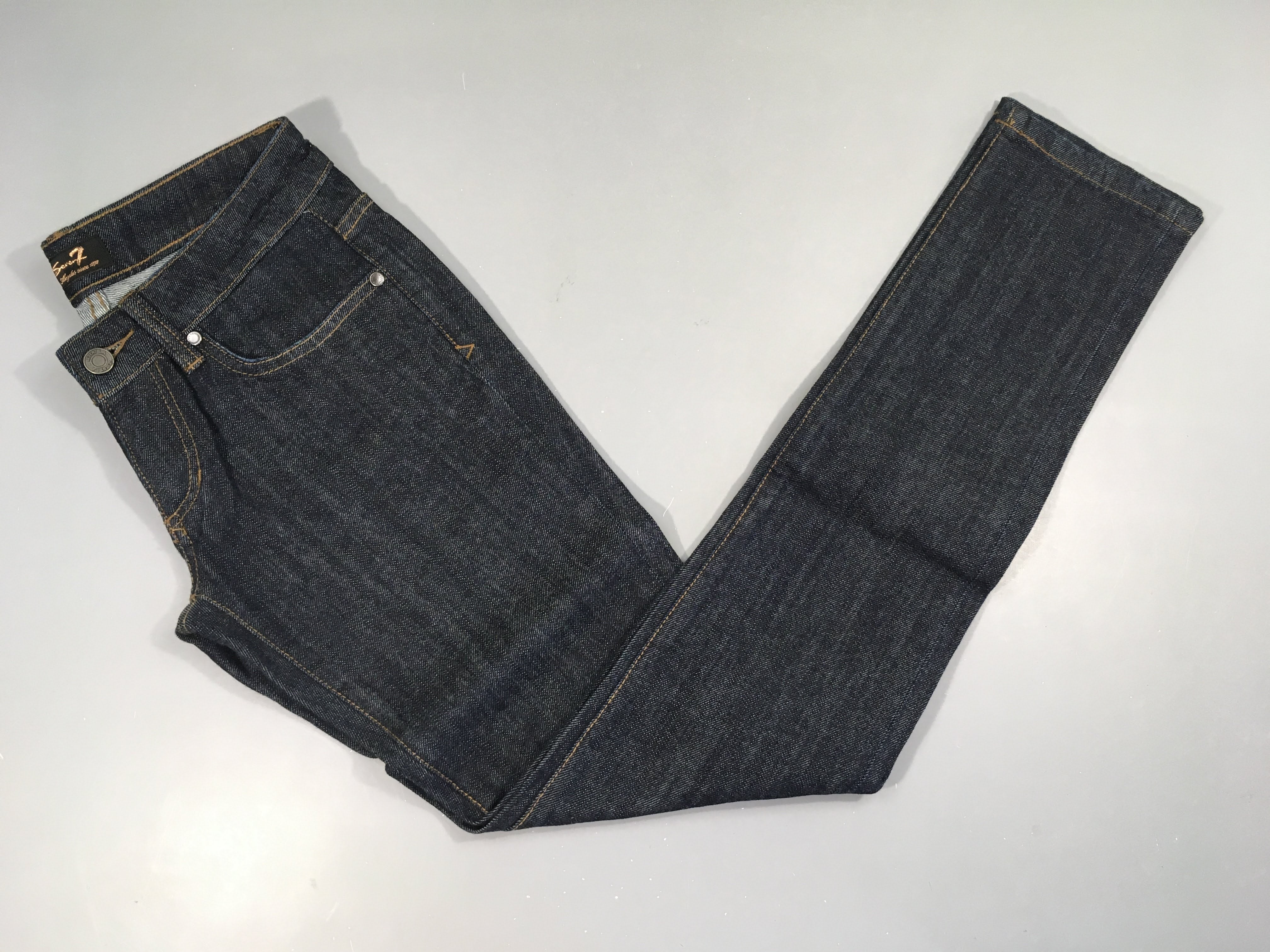 Jeans foncé 26 Taille basse