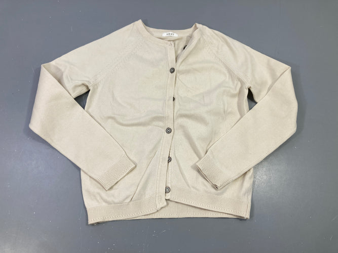 Gilet coton écru, moins cher chez Petit Kiwi