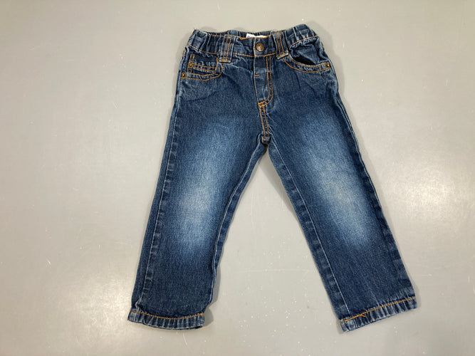 Jeans taille élastique, moins cher chez Petit Kiwi