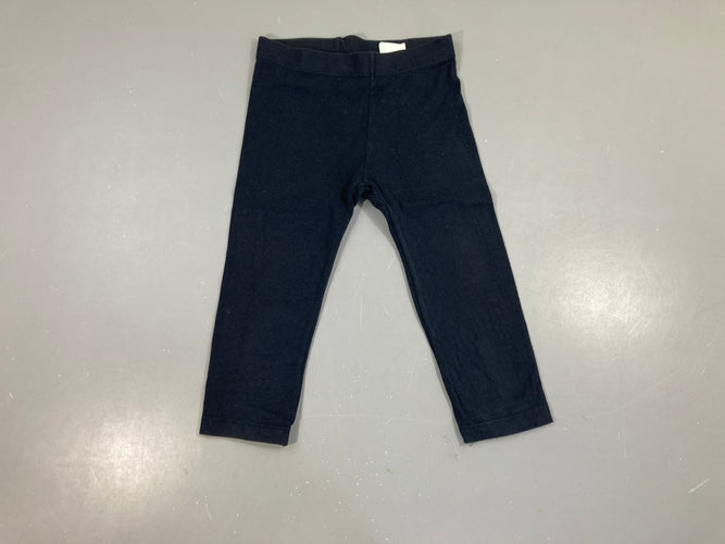 Legging bleu foncé, moins cher chez Petit Kiwi
