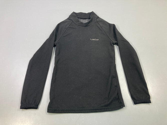 T-shirt m.l noir col montant thermique, Wed'ze, moins cher chez Petit Kiwi