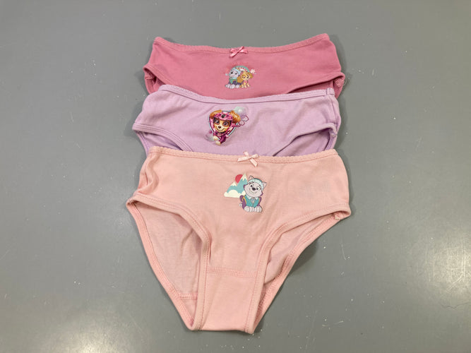 Lot de 3 culottes rose Pat'Patrouille, moins cher chez Petit Kiwi