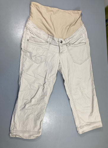 Pantalon beige de grossesse, moins cher chez Petit Kiwi