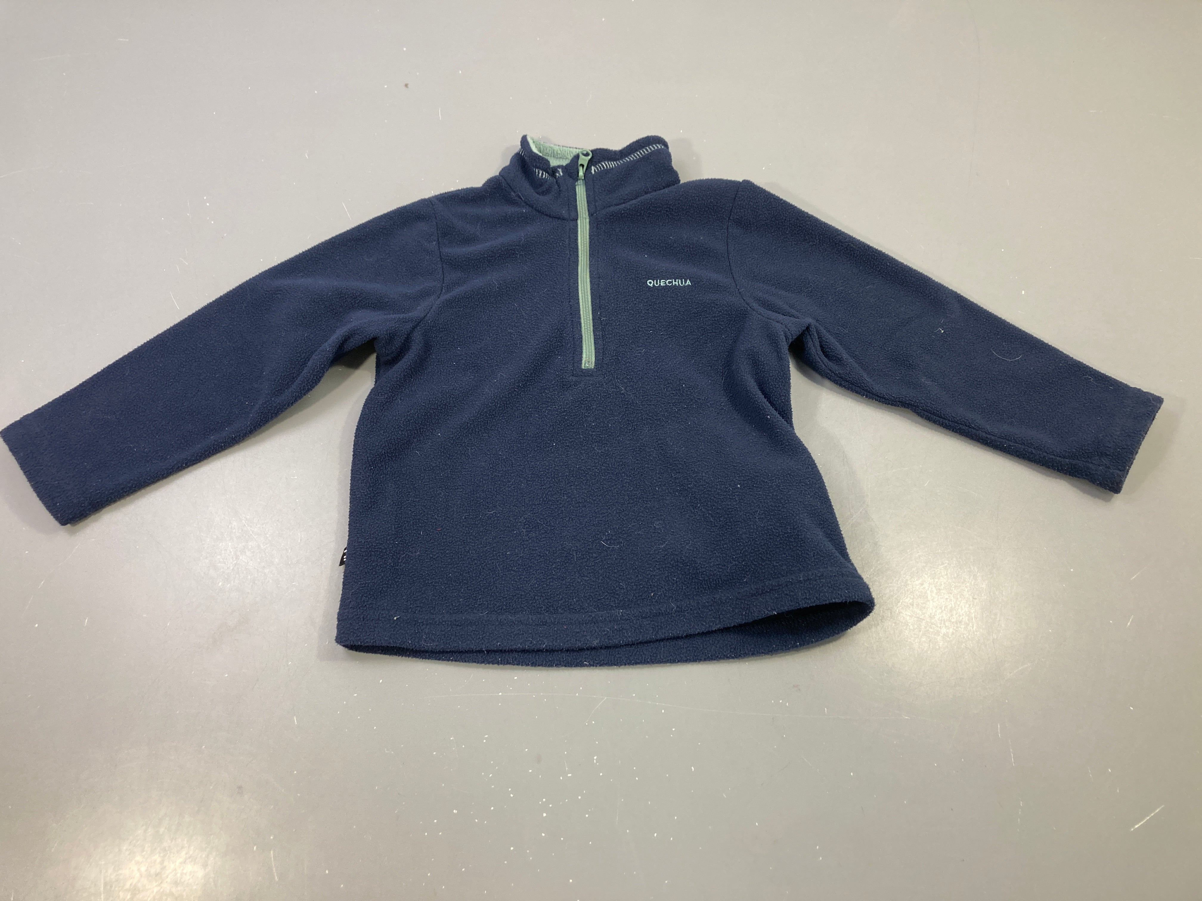 Polar zippé bleu marine