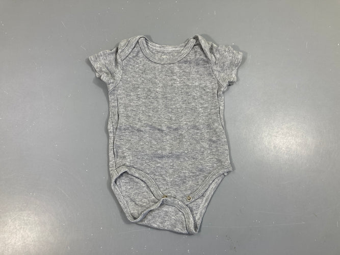 Body m.c gris, moins cher chez Petit Kiwi