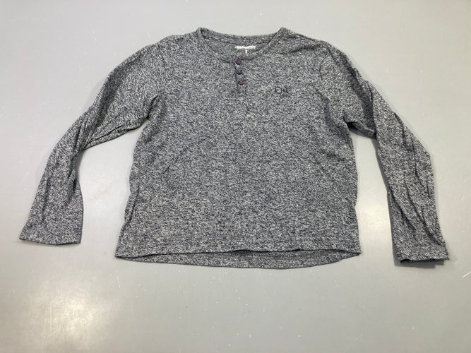 T-shirt m.l gris chiné boutonné, Orchestra, moins cher chez Petit Kiwi