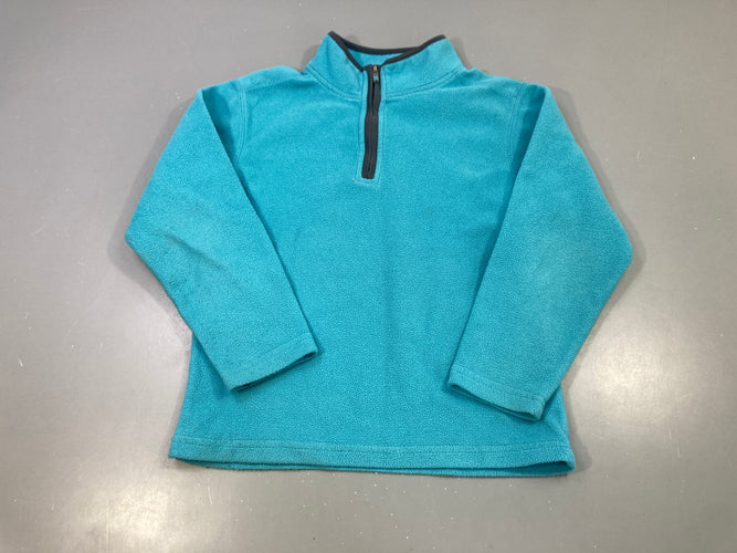 Polar turquoise, col zippé, moins cher chez Petit Kiwi