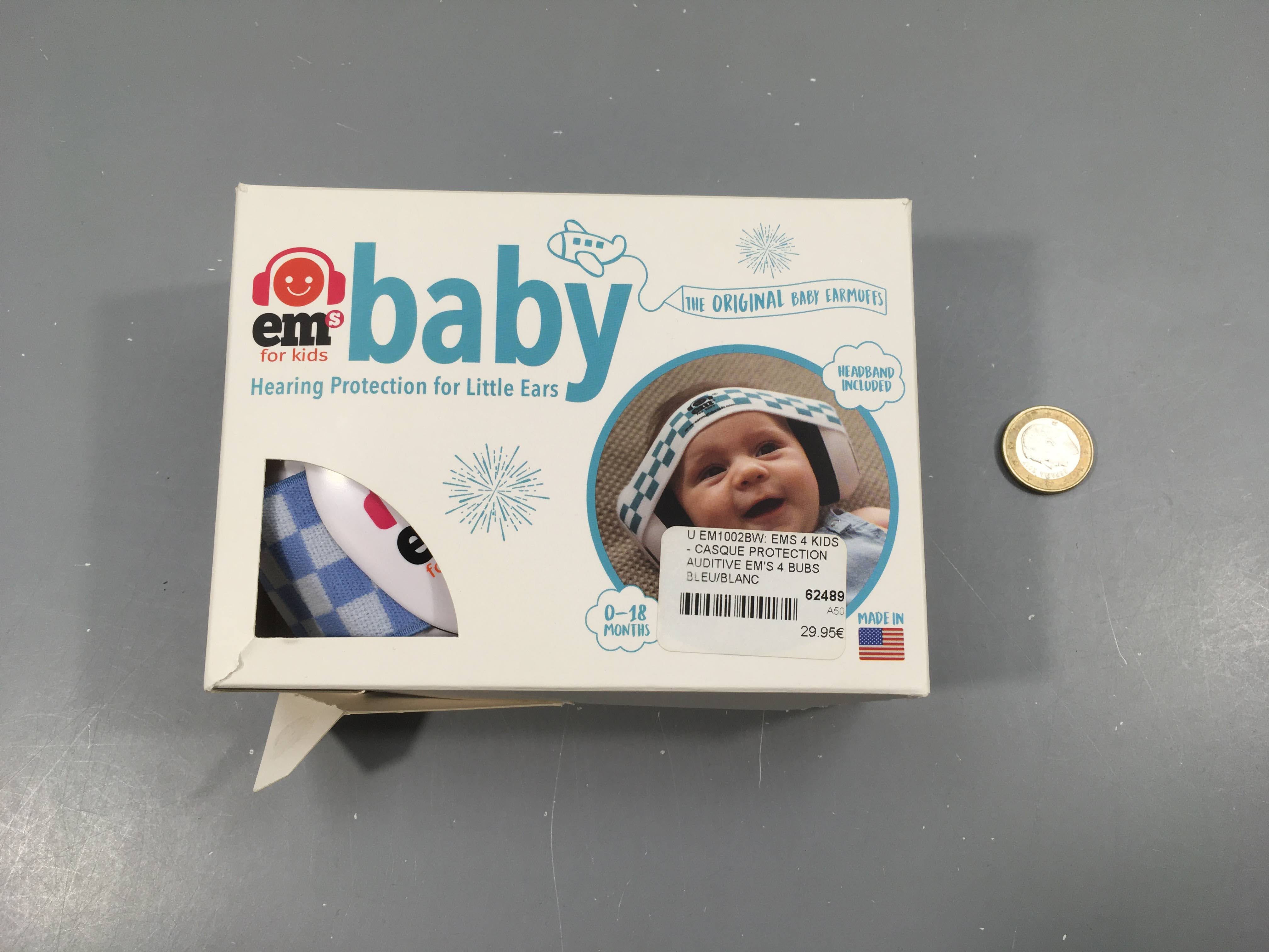 Casque de prote.ction auditive, Em'e for kids, 0-18m