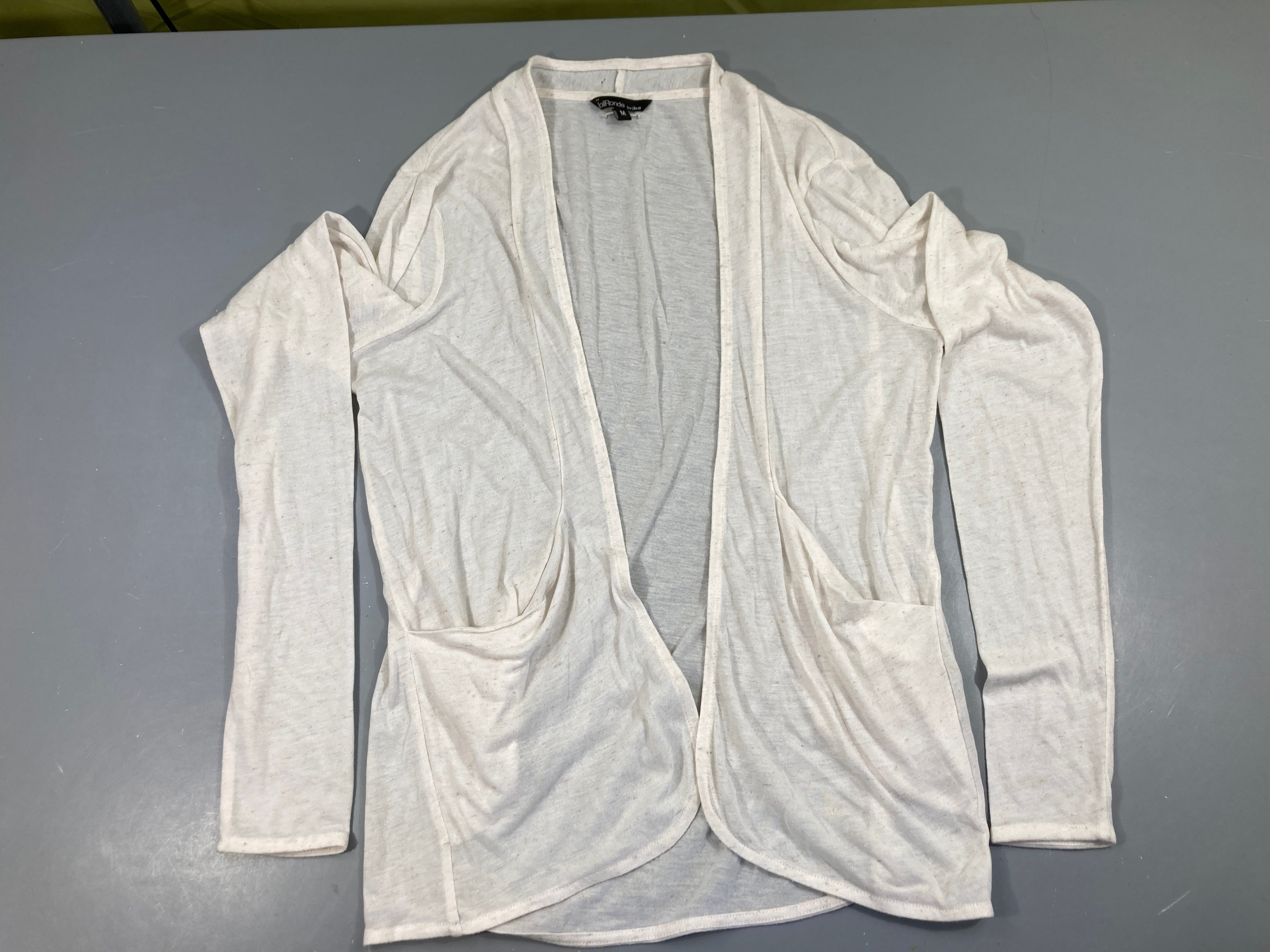 Gilet leger écru flammé