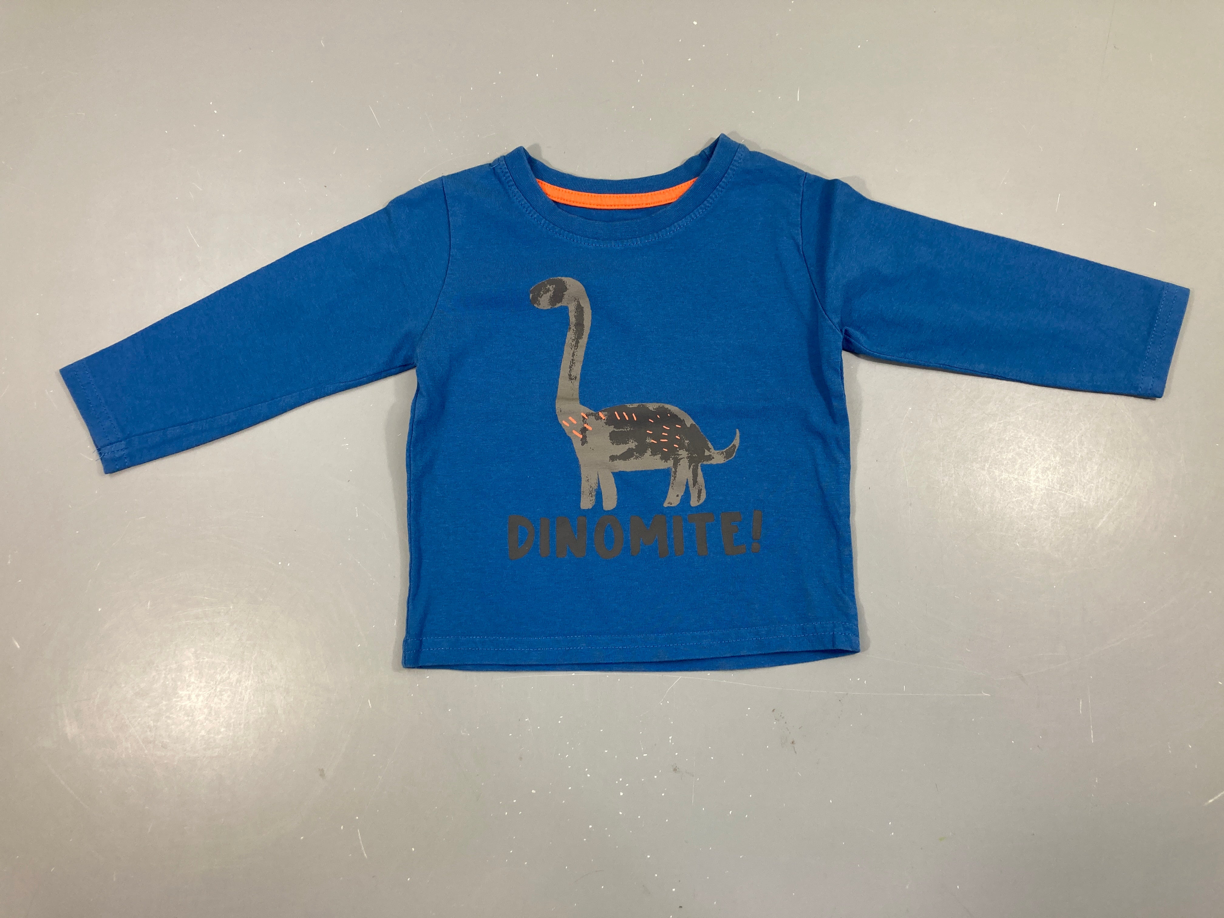 T-shirt m.l bleu Dino