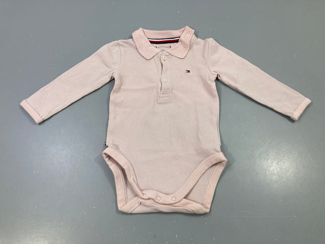 Body m.l rose polo dentelle, moins cher chez Petit Kiwi